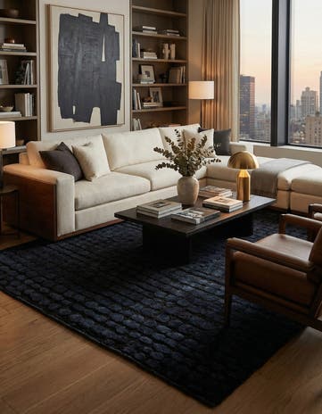 9' x 12' Hand Knotted Darya Wool Rug