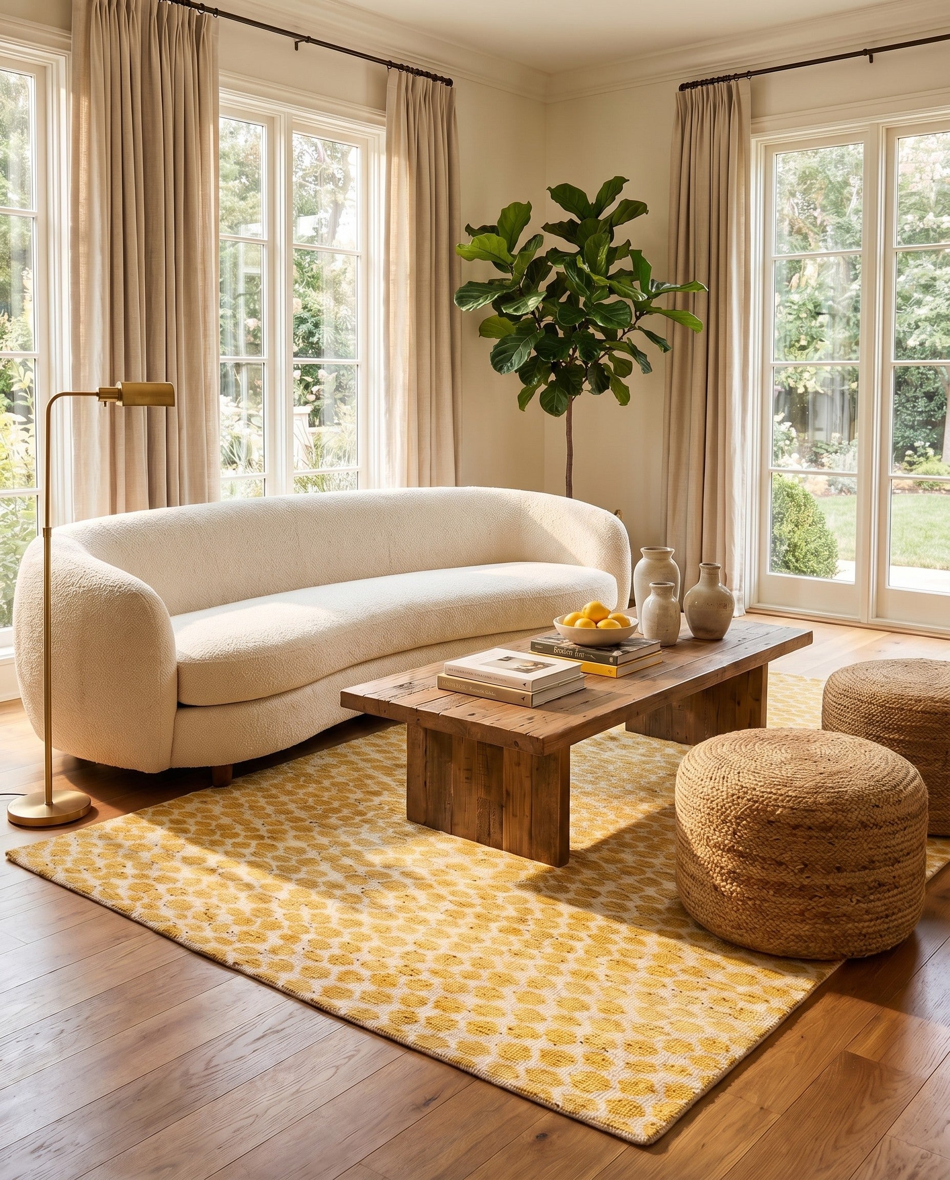 5' 10 x 8' 10 Hand Knotted Darya Wool Rug