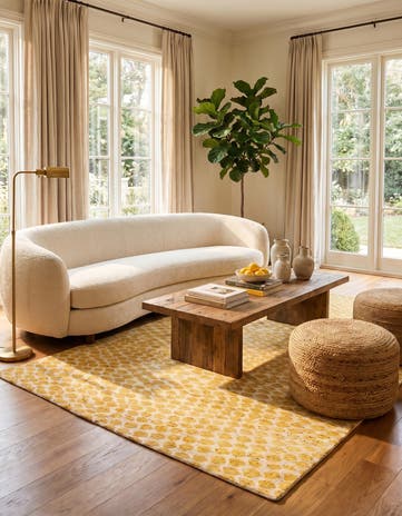 5' 10 x 8' 10 Hand Knotted Darya Wool Rug