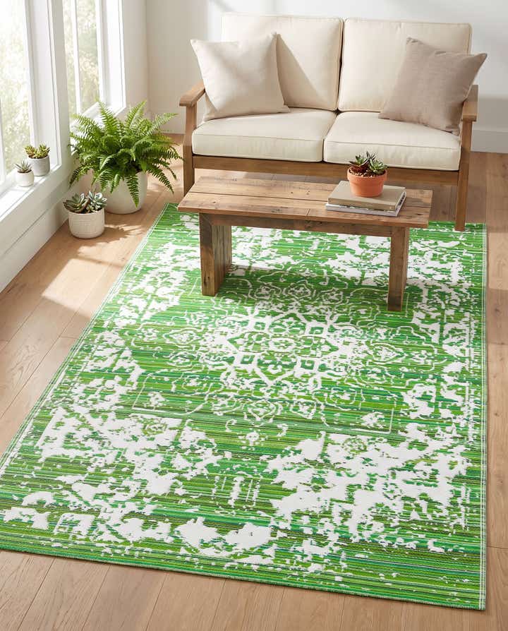 5' x 8' Easy-Clean Vista Breeze Indoor / Outdoor Rug