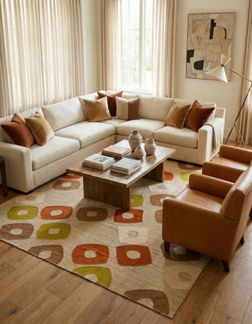 7' 8 x 9' 10 Hand Woven Kilim Modern Rug