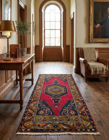 3' 3 x 6' 8 Hand Knotted Anatolian Wool Runner Rug