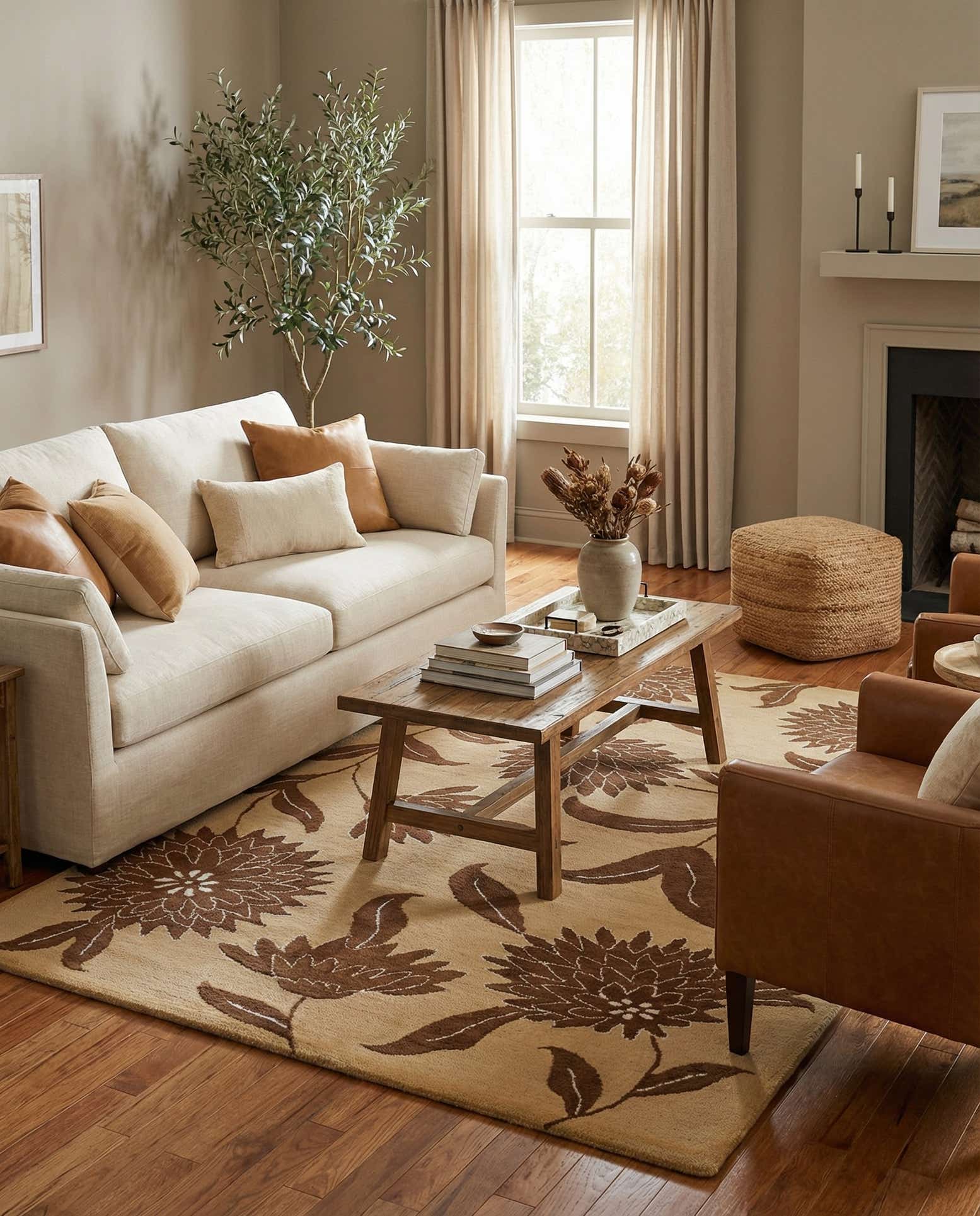 155cm x 245cm Agra Rug