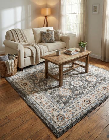 5' 3 x 5' 3 Charlotte Square Rug