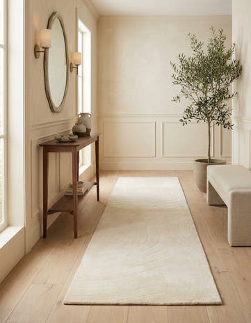 2' 7 x 9' 10 Hand Knotted Darya Wool Runner Rug