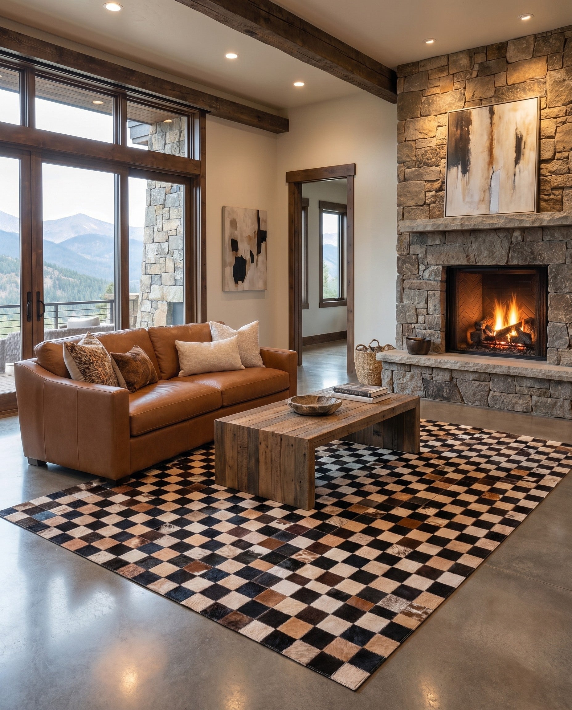 5' x 8' Cowhide Rug