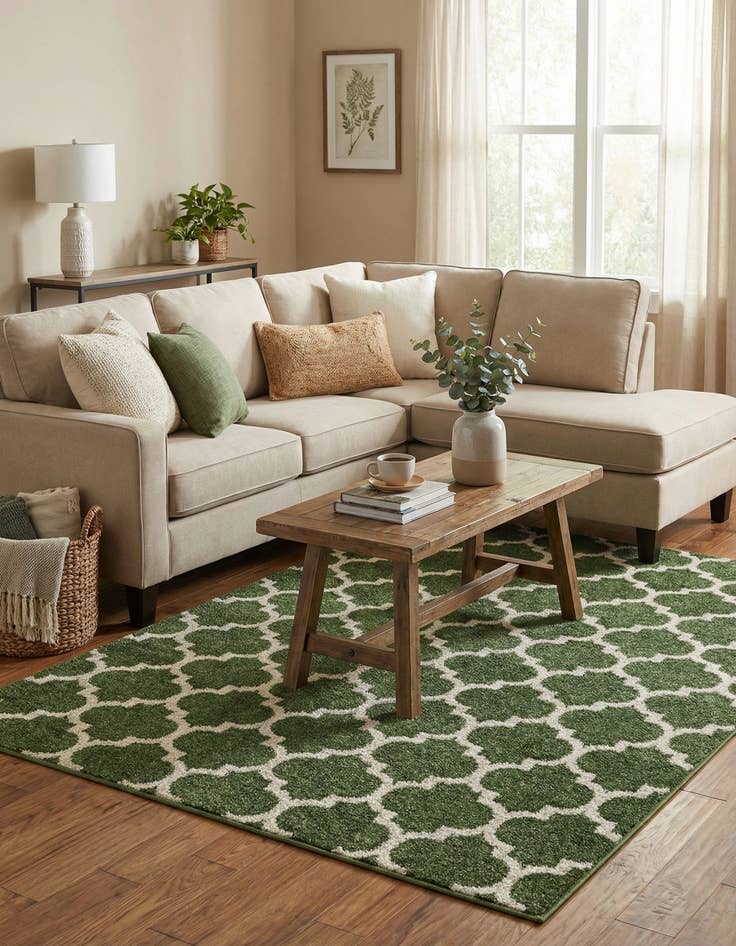 Detail image of  7' x 10' Lattice Rug