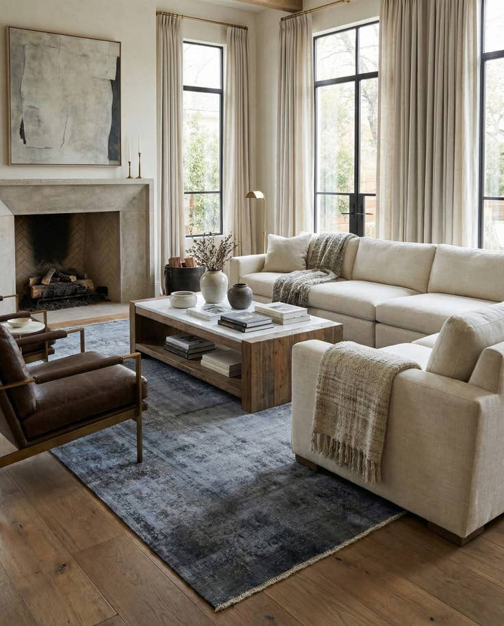 Detail image of 9' 6 x 12' 10 Vintage Royal Wool Rug