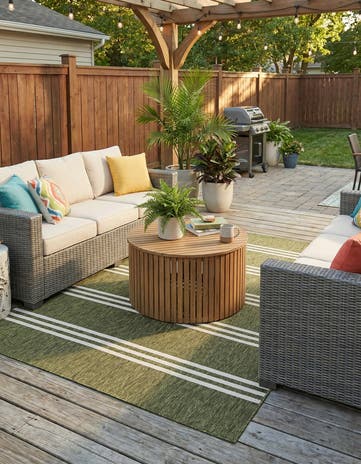 6' x 9' Easy-Clean Jill Zarin Anguilla Indoor / Outdoor Rug