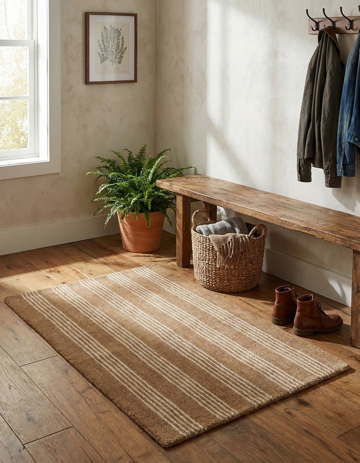 2' 2 x 3' 1 Jill Zarin Striped Wool...