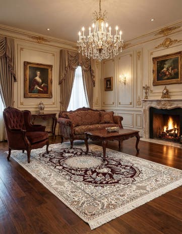 4' 10 x 7' 8 Nain Rug