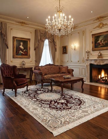4' 10 x 7' 8 Nain Rug