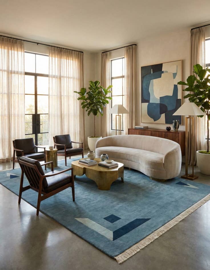 Detail image of 8' 2 x 11' 2  Hand Knotted Nepal Wool Rug