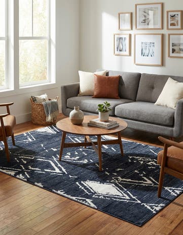 Navy Blue Uptown Carnegie Hill Rug