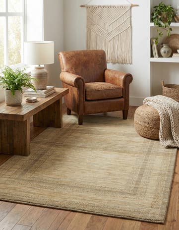 4' 3 x 5' 9 Hand Knotted Kashkuli Gabbeh Oriental Wool Rug