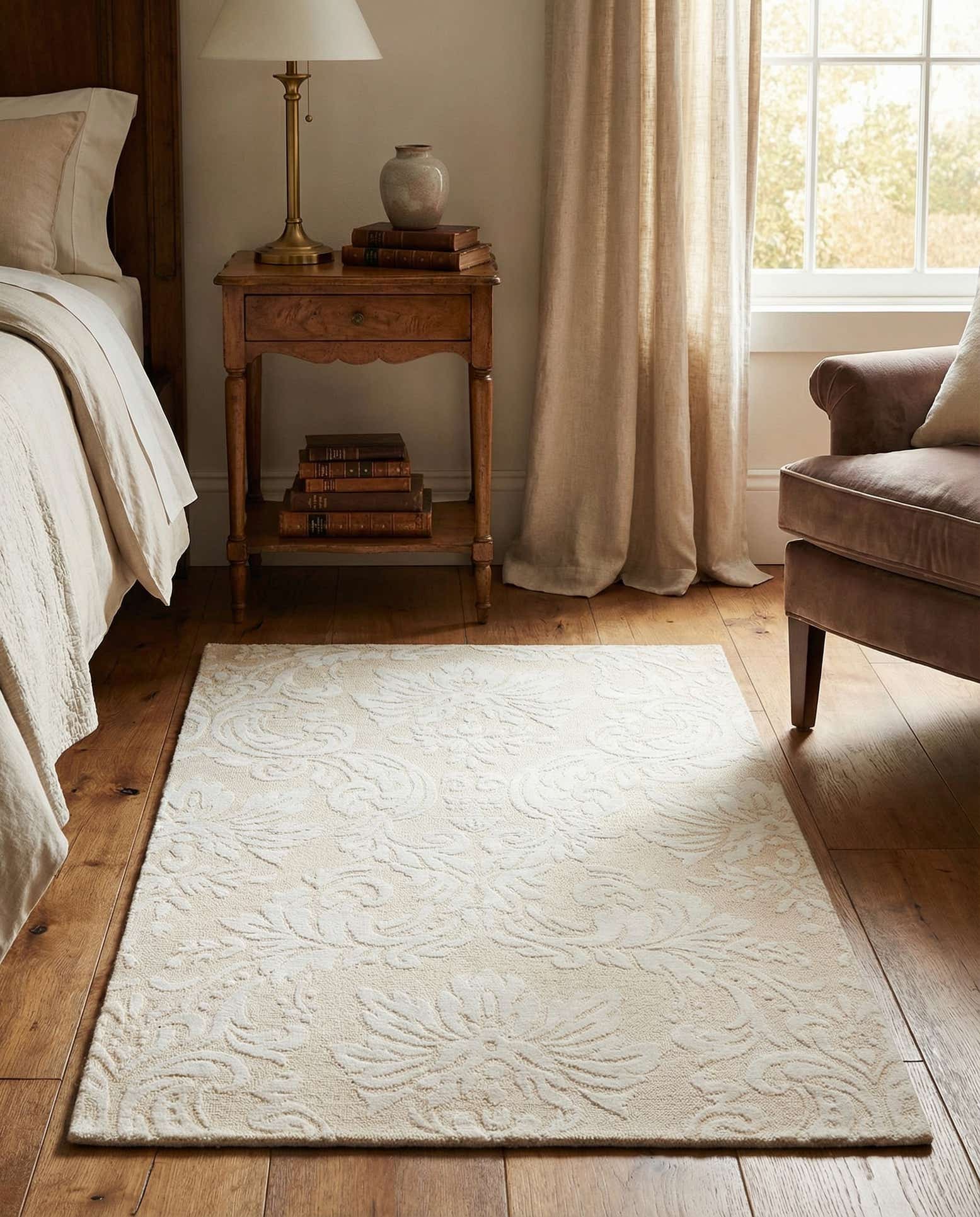 95cm x 150cm Handgeknüpft Darya Wolle Teppich