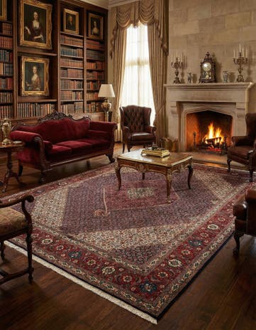 10' 1 x 12' 8 Tabriz Mahi Rug