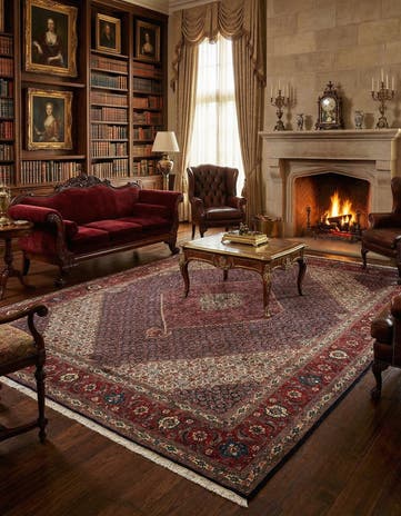 10' 1 x 12' 8 Tabriz Mahi Rug