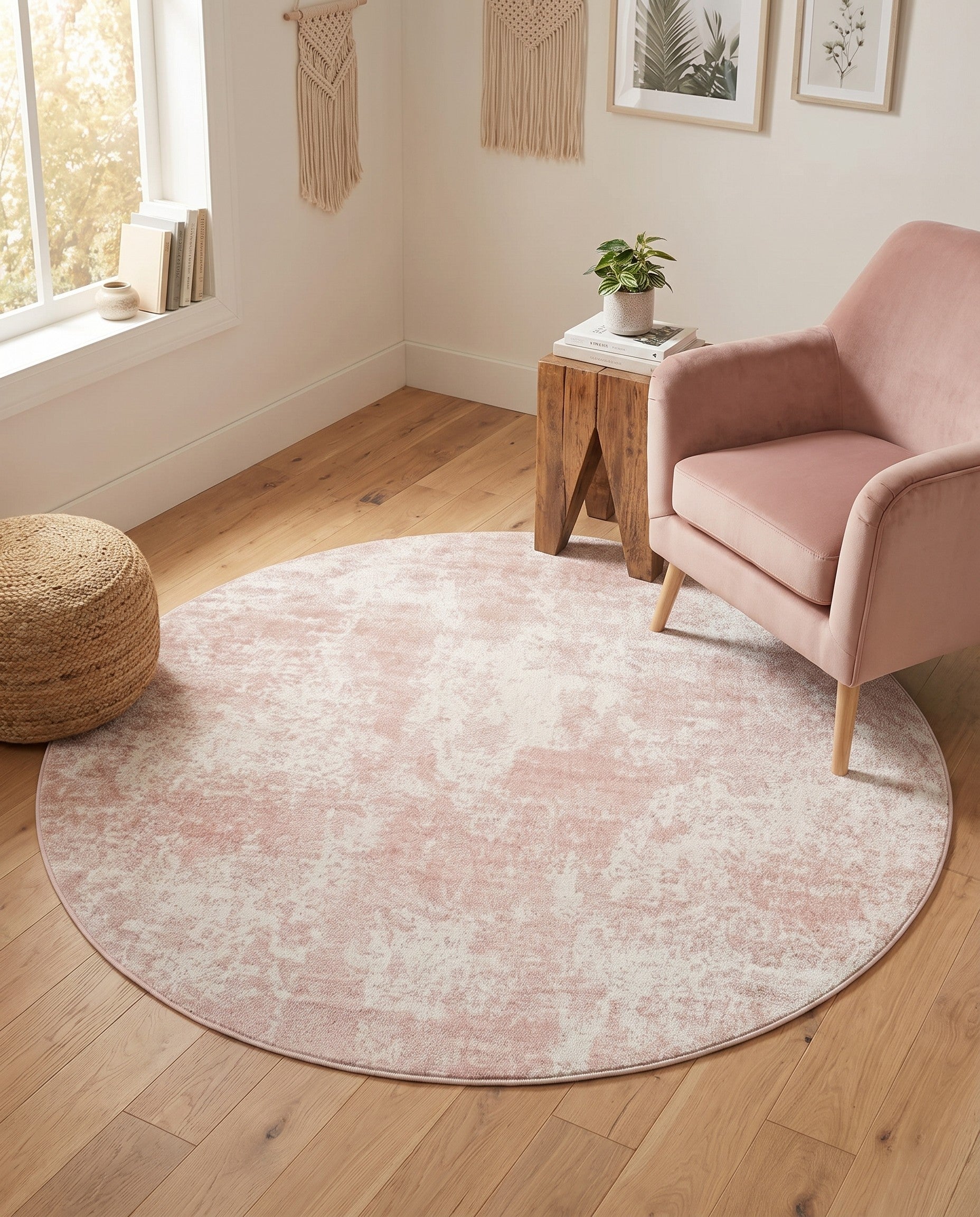 5' x 5' Aurora Round Rug