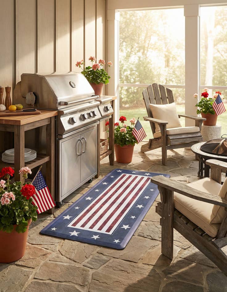 Detail image of 2' x 5' American Holiday Anti-Fatigue Comfort Mat