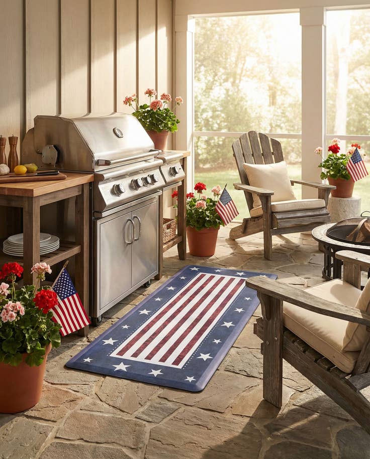 Detail image of 2' x 5' American Holiday Comfort Mat