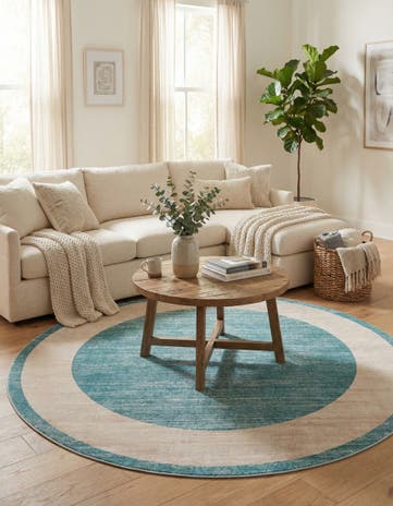 Jill Zarin 8' x 8' Uptown Yorkville Round Rug