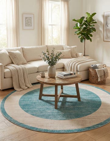 Jill Zarin 8' x 8' Uptown Yorkville Round Rug