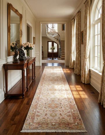2' 8 x 15' 10 Tabriz Wool Runner Rug