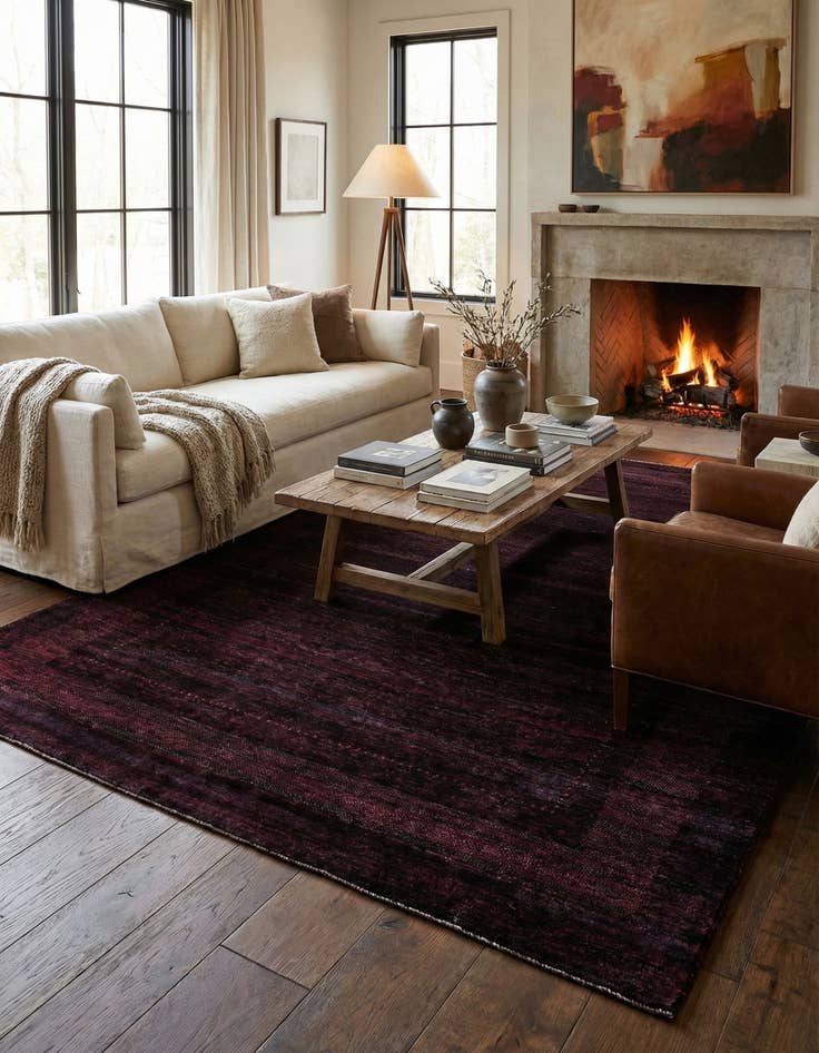 Detail image of 6' 7 x 10' Gabbeh Rug