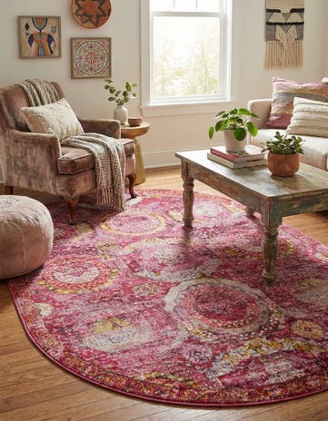 5' 5 x 8' Santiago Oval Rug