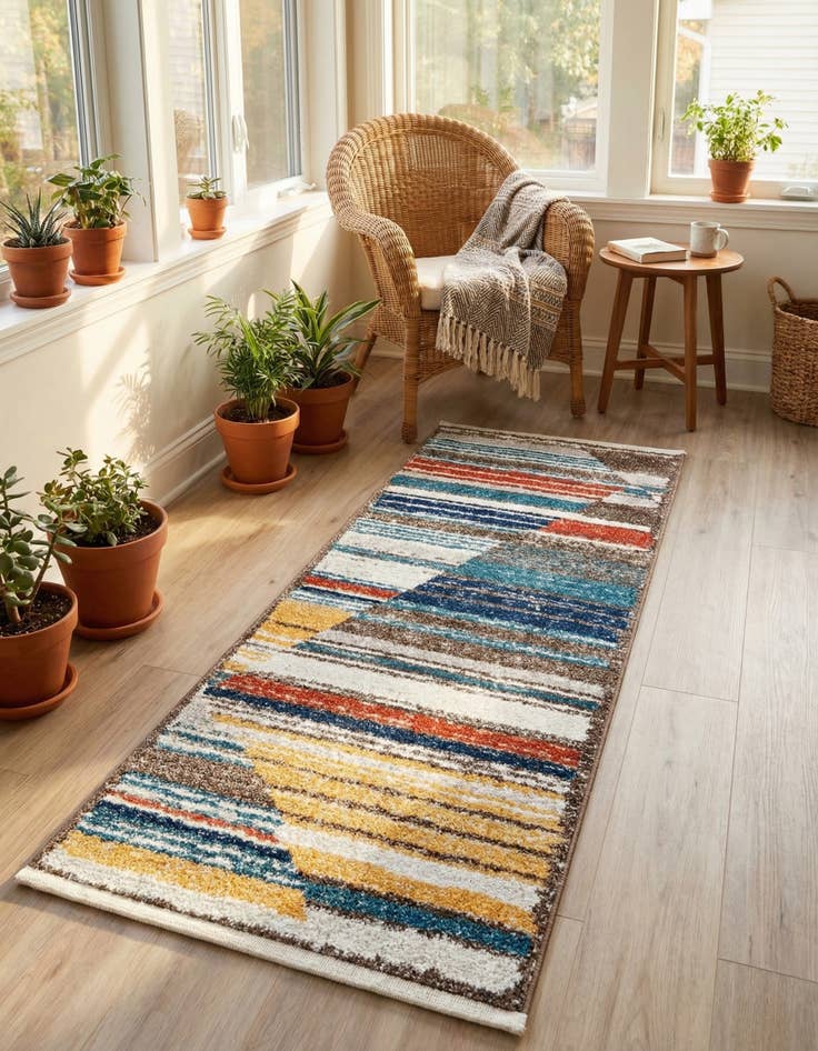 Detail image of 2' x 6' Aramis Runner Rug