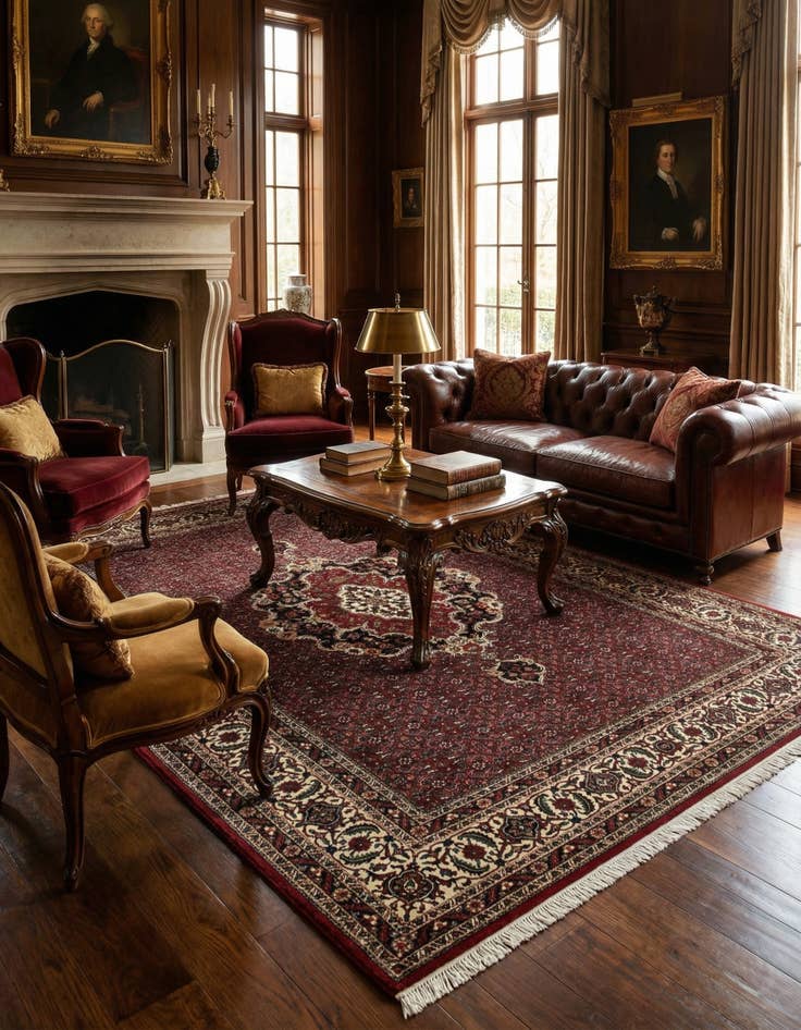 Detail image of 5' 8 x 8' 1 Bidjar Wool Rug