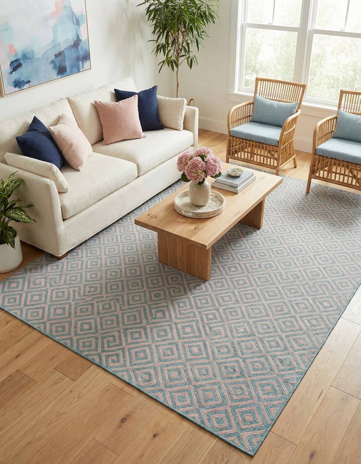 Detail image of 6' x 9'  Washable Jill Zarin Costa Rica Indoor / Outdoor Rug