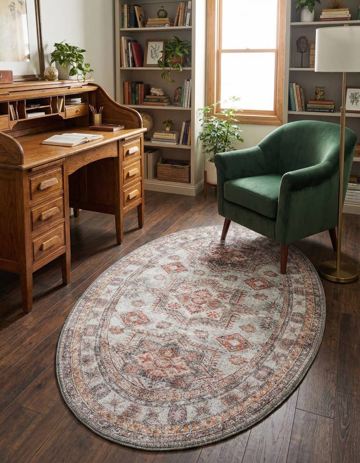 Detail image of 2' x 3' 1 Timeless Oval Rug