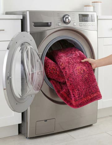Magenta Washable Palazzo Rug