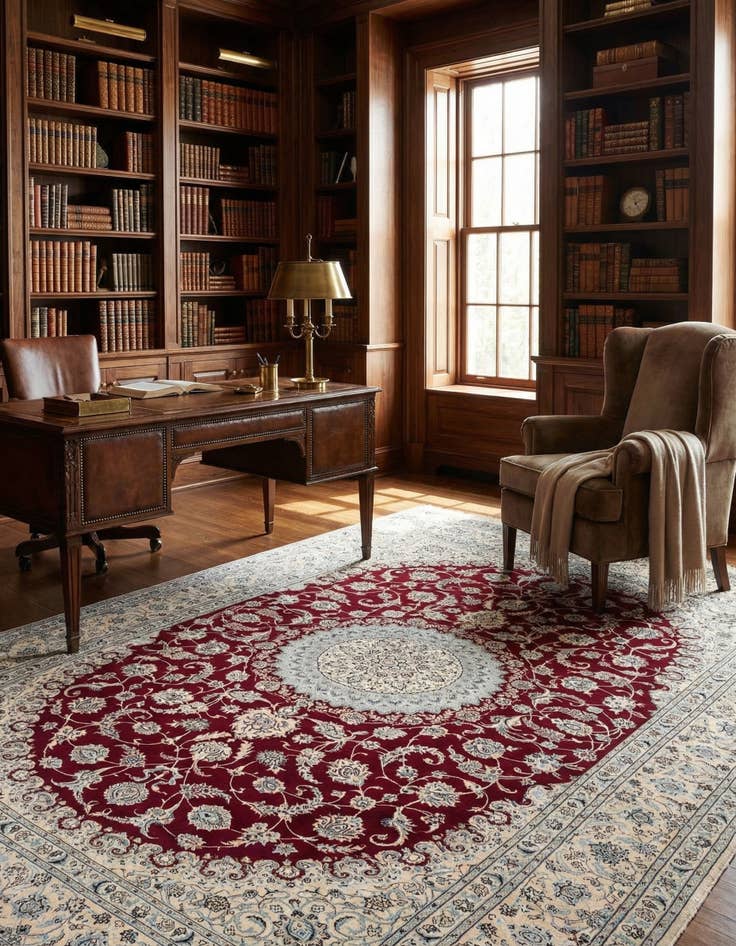 Detail image of 6' 9 x 10' 4 Nain Rug