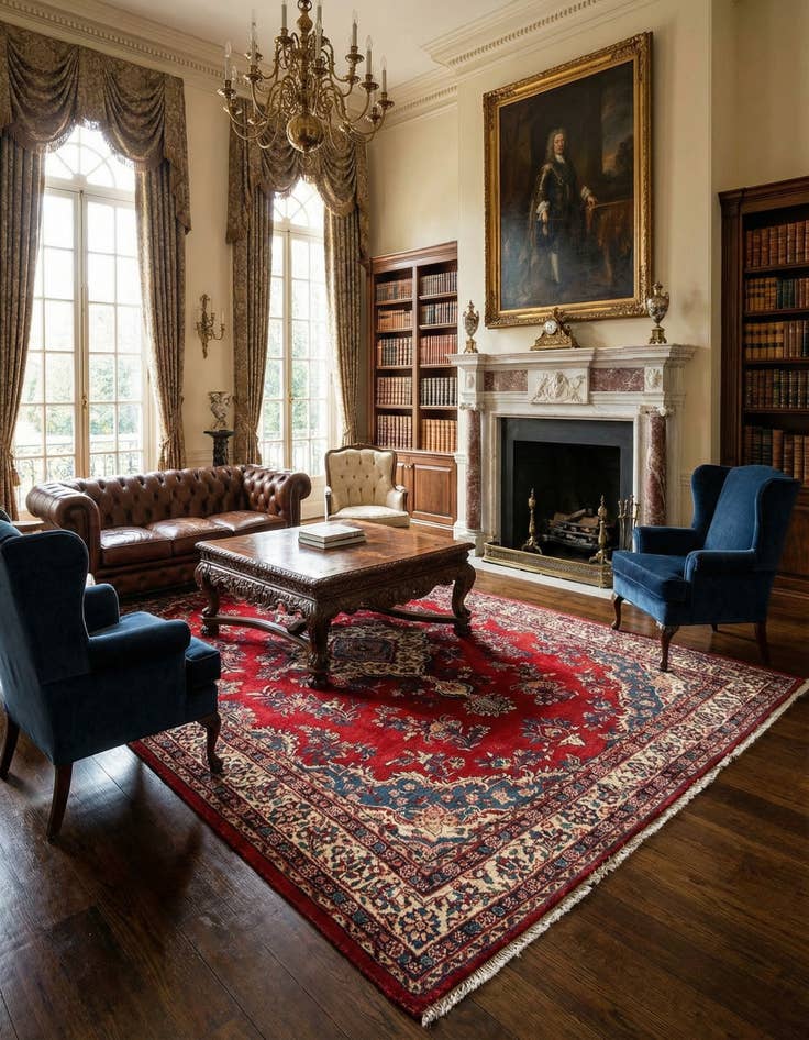 Detail image of 6' 5 x 9' 1 Korosan Wool Rug