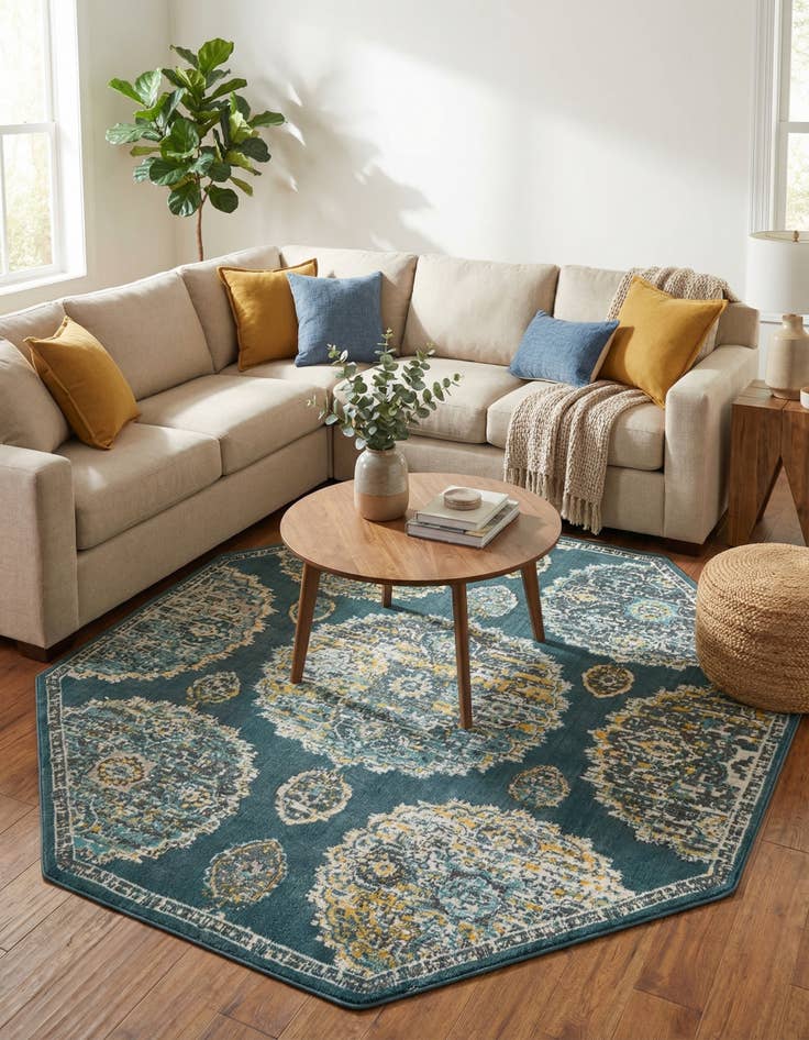 Detail image of  8' 2 x 8' 2 Paragon Octagon Rug