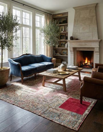 9' 9 x 12' 8 Hand Knotted Ultra Vintage Persian Wool Rug