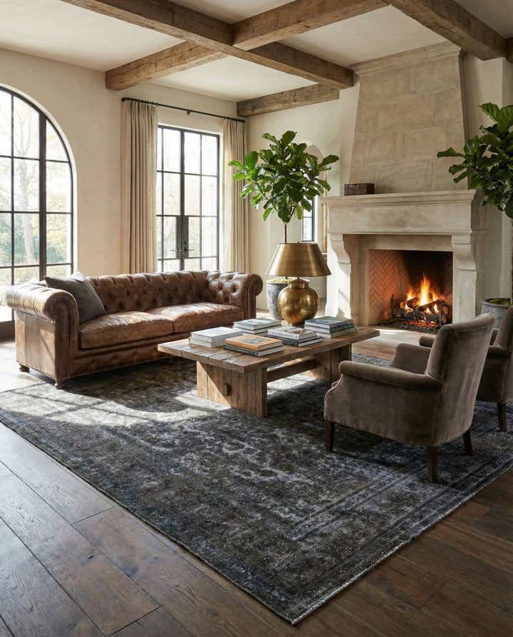 9' 6 x 12' 5 Hand Knotted Ultra Vintage Persian Wool Rug