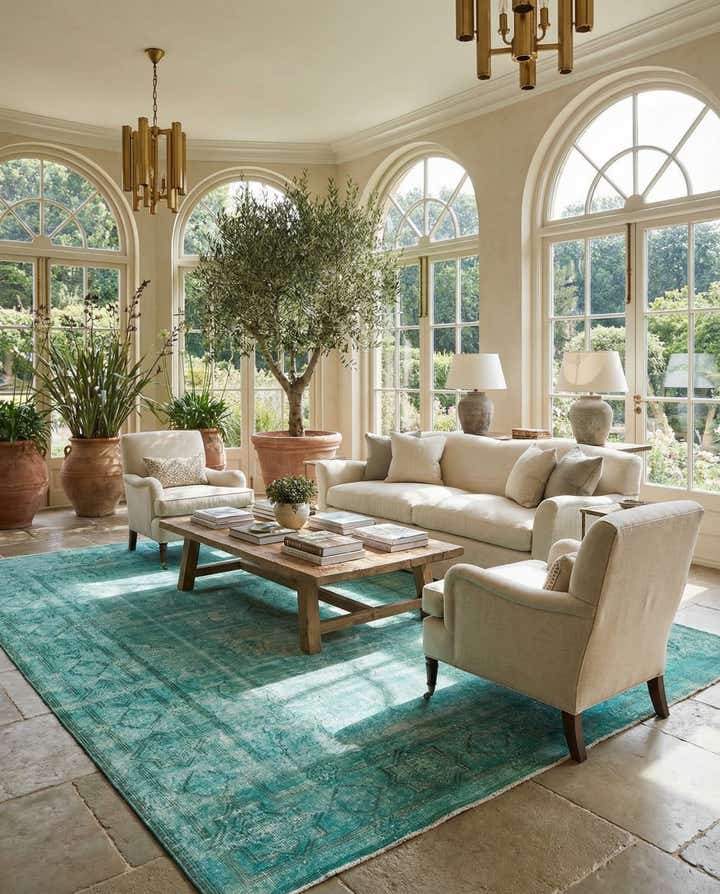 9' 8 x 13' 5 Vintage Royal Wool Rug