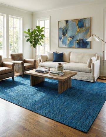 7' 10 x 9' 7 Hand Knotted Darya Wool Rug