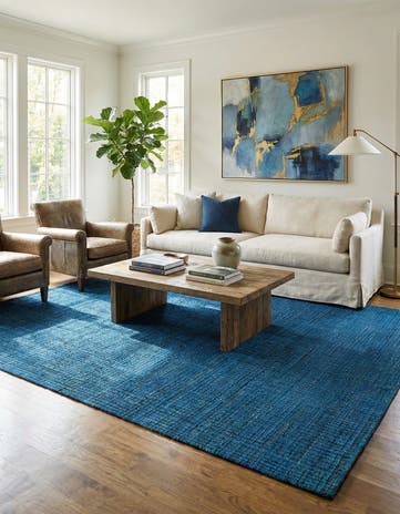 7' 10 x 9' 7 Hand Knotted Darya Wool Rug