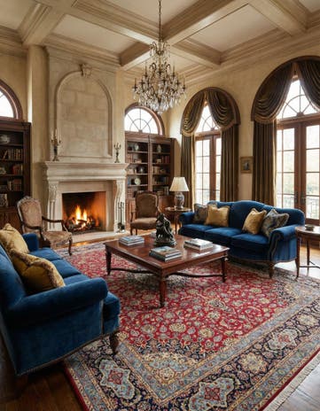 10' x 12' 8 Kashan Rug