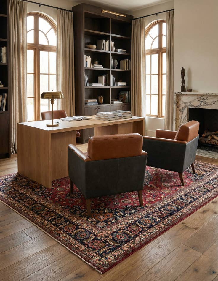 Detail image of  8' 2 x 10' 8 Mashad Rug