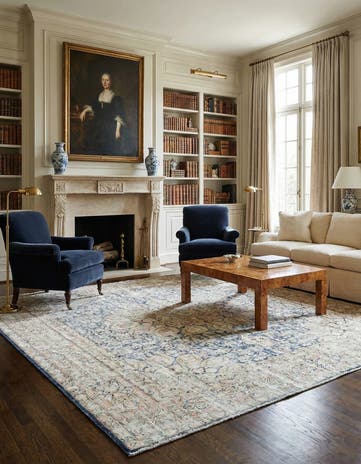 9' 8 x 12' 6 Vintage Royal Wool Rug