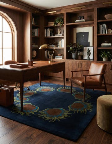 7' 5 x 7' 6 Luna Wool Square Rug