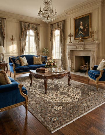 6' 7 x 10' 1 Tabriz Wool Rug