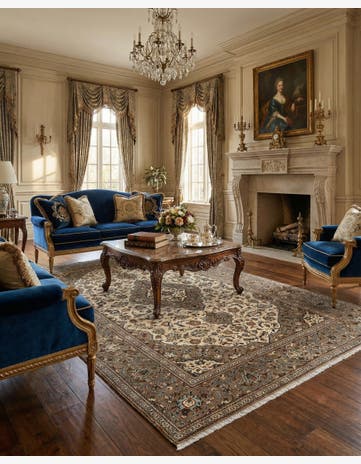 6' 7 x 10' 1 Tabriz Wool Rug