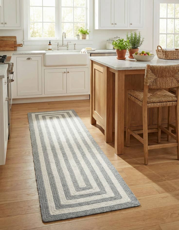 Detail image of 2' x 8' Easy-Clean Eco Verse Washable Indoor / Outdoor Runner Rug